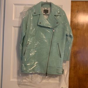 Banana republic moto cocoon coat